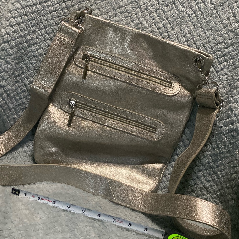 Margot Metallic Crossbody